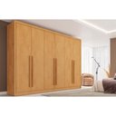 Ver imagem 1 de Guarda Roupa Casal 6 Portas e 6 Gavetas Valencia Peroba - Europa