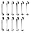 Ver imagem 1 de Barra de Apoio Aço Inox 40cm Kit 11 Unidades Banheiro Box Idoso Deficiente Cadeirante Suporte Segura