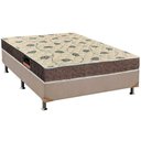 Ver imagem 1 de Cama Box Casal: Colchão Espuma Orthoflex D28/EP Anatômico Livorno + Base CRC Suede Clean(138x188)