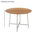 Ver imagem 3 de Mesa Redonda 90cm Modelo Festa - Base Branca