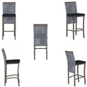 Ver imagem 5 de Mesa Bistro e 2 Banquetas Roma Marrom Corda Náutica 12 Trama Original