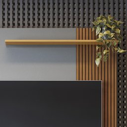 Painel Home Chicago com 2 Portas Tv até 60 Polegadas C/ Rodízios - Lukaliam Móveis - 4