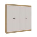 Ver imagem 3 de Guarda-roupa 4 Portas Savana/branco Fosco - Genialflex