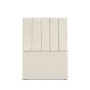 Ver imagem 1 de Cabeceira Estofada Solteiro Carla 90cm Suede Bege