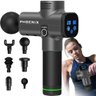 Massageador Elétrico Recarregável Profissional Phoenix A2 Preta Massagem para Alivio Muscular Relaxa - 1