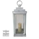 Ver imagem 5 de Lanterna Decorativa Rustica Marroquina Ouro Velho Pequena Libertas Rosas Lanterna Rustica Branco