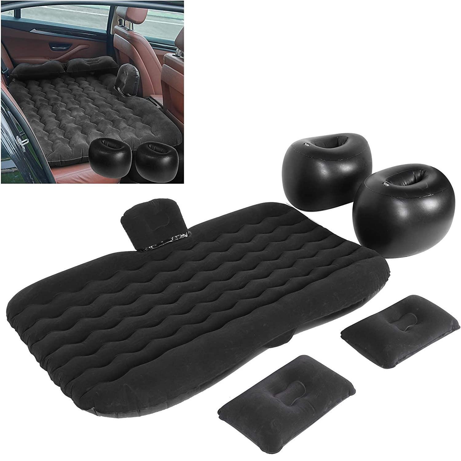 Cama Inflável Colchão Carro Veicular Viagem Cinza Resistente - 6