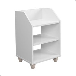 Mesa de Cabeceira Retrô - Mod.1228 Cor:branco - 1