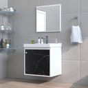 Ver imagem 1 de Gabinete Banheiro Suspenso Em Mdf 40 cm com Pia Cuba - Veneto