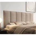 Ver imagem 1 de Cabeceira Painel Imperial Estofada Casal Bege 1,40m