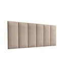 Ver imagem 2 de Cabeceira Painel Imperial Estofada Casal Bege 1,40m
