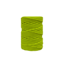 Ver imagem 1 de Cordão de Algodão Trancelim 6mm para Artesanato e Macrame Amarelo Neon