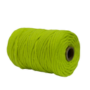 Ver imagem 2 de Cordão de Algodão Trancelim 6mm para Artesanato e Macrame Amarelo Neon
