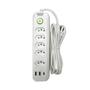 Ver imagem 2 de Filtro de Linha Extensão E103u Multifuncional 5 Tomadas, 2 Usb, 1 Tipo-c