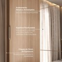 Ver imagem 7 de Guarda-Roupa 2 Portas com Espelho Araçá CabeCasa MadeiraOriginals Marrom/Nogueira