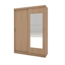 Ver imagem 2 de Guarda-Roupa 2 Portas com Espelho Araçá CabeCasa MadeiraOriginals Marrom/Nogueira
