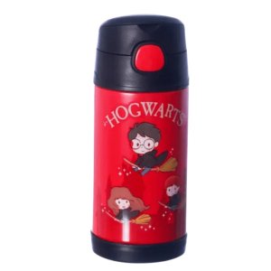 Garrafa Térmica Infantil 300ml com Canudo Harry Potter Click | Zona Criativa