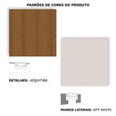 Ver imagem 3 de Cabeceira Casal com Estofado Regência Rimo - Jequitibá/off White