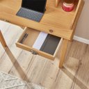 Ver imagem 6 de Escrivaninha Madeira Maciça 2 Gavetas 6 Nichos Marlene Mel Idimex