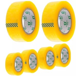 Kit 6 Fitas Adesiva Transparente 40mm X 100mts Embalagem