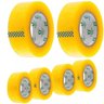 Kit 6 Fitas Adesiva Transparente 40mm X 100mts Embalagem - 1