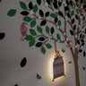 Painel De Parede Decorativo Arvore Passarinho Com Gaiola Em Led RH BABY KIDS COMERCIO DE MOVEIS E DE - 3