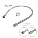 Ver imagem 2 de Ligação Flexível Malha de Aço Inox 304 100cm Flex100-in Cromado Flvx Hidro