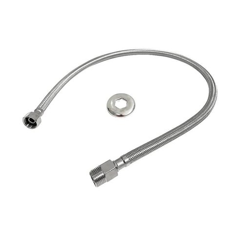 Ligação Flexível Malha de Aço Inox 304 100cm Flex100-in Cromado Flvx Hidro