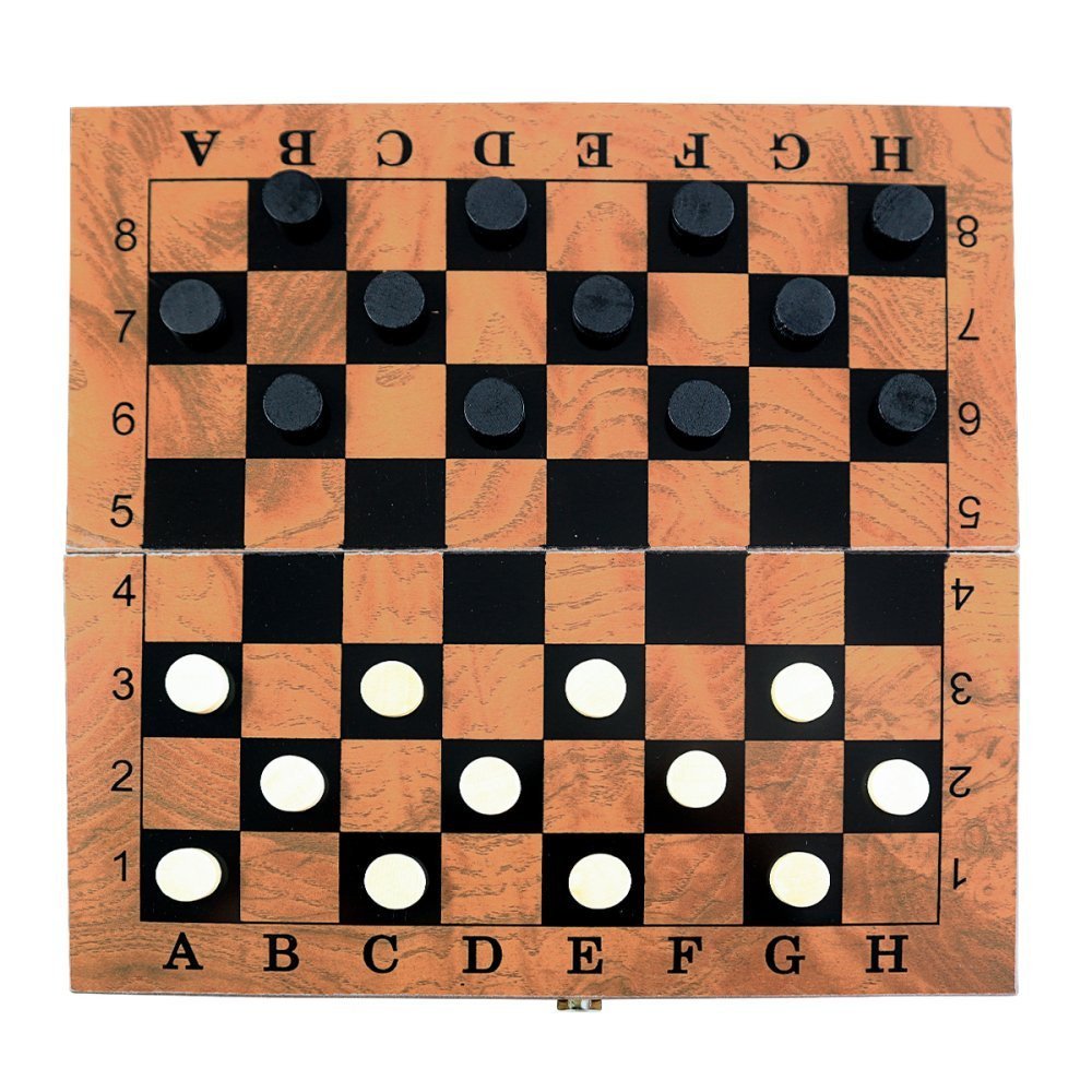 Kit Maleta 3 em 1 Jogo de Xadrez em Madeira 23,5cm Diversão - 3