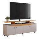 Ver imagem 1 de Rack Elogio para até 65" Jcm Movelaria Off/cinamomo