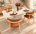 Ver imagem 3 de Mesa de Jantar Cora Retangular 135x90 cm - Off White