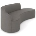 Ver imagem 6 de Sofá 4 Lugares para Sala 220cm Orgânico Wendi Suede Grafite I01 - Mpozenato