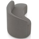 Ver imagem 7 de Sofá 4 Lugares para Sala 220cm Orgânico Wendi Suede Grafite I01 - Mpozenato