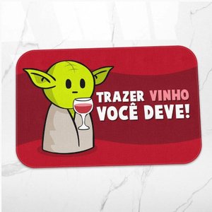 Tapete Drpepper Mestre Minioda Trazer Vinho Você Deve - Star Wars