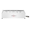 Ver imagem 1 de Rechaud Buffet Térmico de Mesa 3 Cubas Spl-503 220V - Spolu