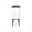 Ver imagem 2 de Lixeira Bo Touch Bin em Aço 11+23 Litros Brabantia Branca
