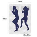 Ver imagem 7 de Cama Box Casal Sintético + Colchão Anjos Black Graphite Molas Ensacadas 138x188x64cm Cor:bege