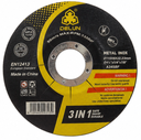 Ver imagem 2 de Kit 10 Discos de Desbaste Delun 4.1/2" 115 x 6 x 22,23 mm para Metal e Inox Delun