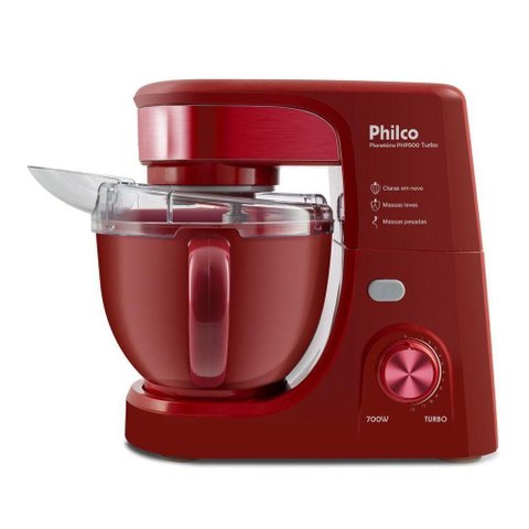Batedeira Planetária Philco 4,5l turbo Red 700w php500v 220v