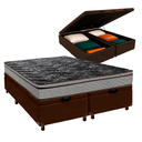 Ver imagem 1 de Cama Box Bau + Colchão Casal D28 Conforto Paropas