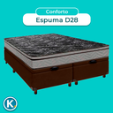 Ver imagem 4 de Cama Box Bau + Colchão Casal D28 Conforto Paropas
