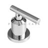 Torneira Para Banheiro Inox Misturador Duplo Comando Tefé Pingoo.casa - Prata Cromado - 4