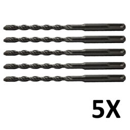 Kit 5 Broca Martelete Sds Plus Concreto 10mmX160mm Irwin - 1
