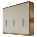 Ver imagem 2 de Guarda Roupa Casal New Messina e Cômoda Seul Cumaru 25 Fendi - Novo Horizonte