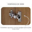 Ver imagem 4 de Guarda Roupa Casal New Messina e Cômoda Seul Cumaru 25 Fendi - Novo Horizonte