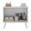 Ver imagem 4 de Gabinete Armário de Banheiro 62,5cm Retrô 2 Portas Multimóveis Mp5045 Branco
