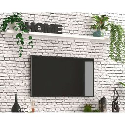 Prateleira 150cm Mdf Branco Dallas - On Móveis - 1