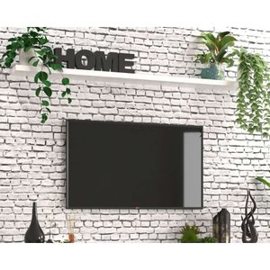 Prateleira 150cm Mdf Branco Dallas - On Móveis