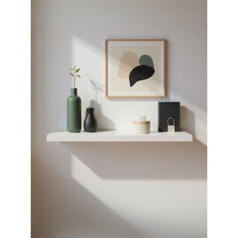 Prateleira 150cm MDF Branco Dallas - On Móveis