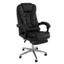 Ver imagem 2 de Cadeira para Escritório Presidente Estofada com Apoio para Pés